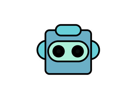 Robot head artificial intelligence bot artwork communication character clip artのイラスト素材