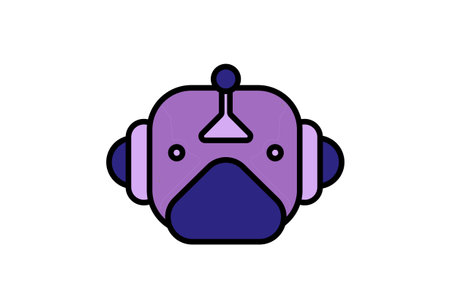 Robot head artificial intelligence bot artwork communication character clip artのイラスト素材