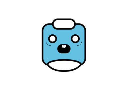 Robot head artificial intelligence bot artwork communication character clip artのイラスト素材