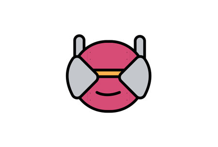 Robot head artificial intelligence bot artwork communication character clip artのイラスト素材