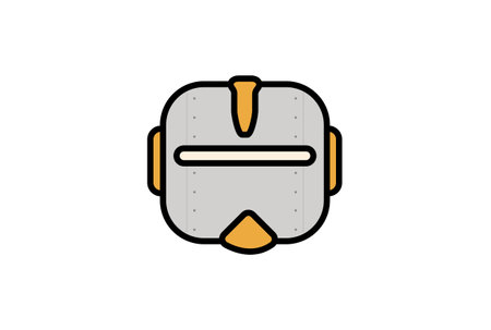 Robot head artificial intelligence bot artwork communication character clip artのイラスト素材