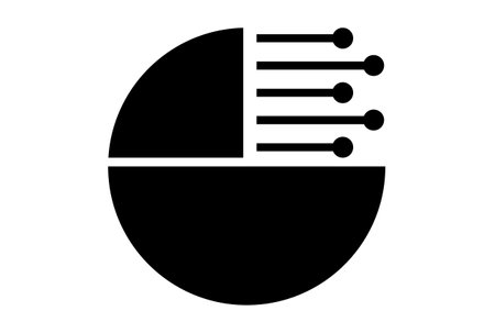 Data form flat app icon minimalist web symbol black signの写真素材