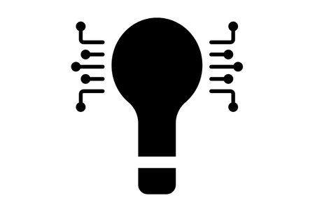 Ideas flat app icon minimalist web symbol black signの写真素材