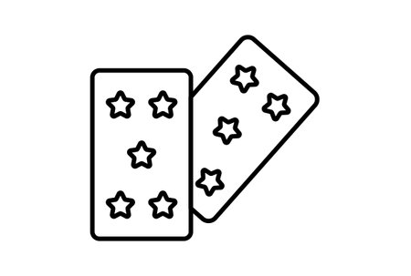 tricks outline carnival icon festival sign black party symbol artworkの写真素材