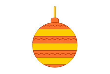 christmas ball colored xmas icon christmas web icon app sign artworkの写真素材