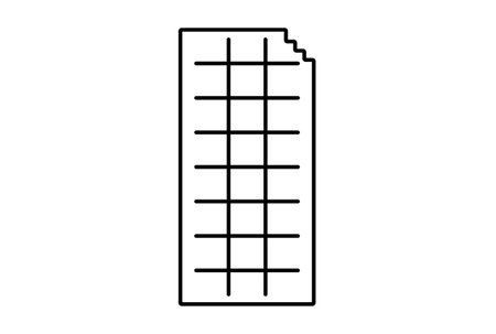 chocolate xmas line icon minimalistic christmas symbol art black flat sign artworkの写真素材