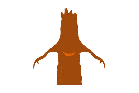 Tree colored icon Halloween symbol app and web sign artの写真素材