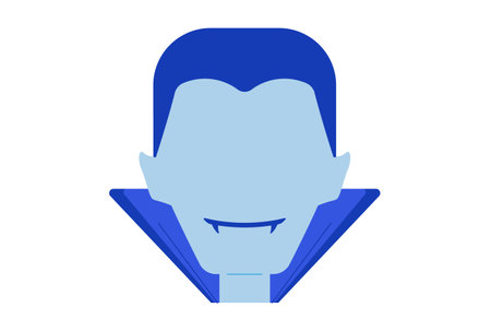 vampire colored icon Halloween symbol app and web sign artの写真素材