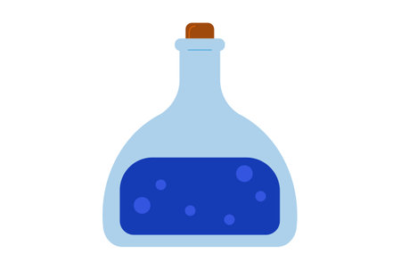 potion colored icon Halloween symbol app and web sign artの写真素材
