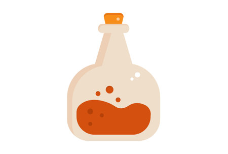 potion illustration Halloween app icon web symbol artwork signの写真素材