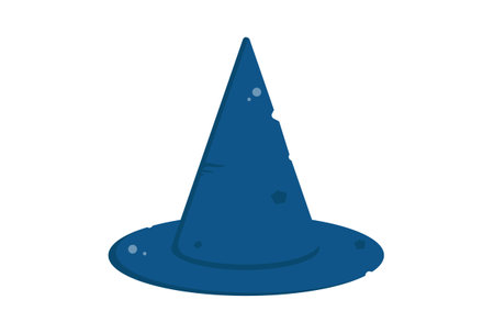 witch hat illustration Halloween app icon web symbol artwork signの写真素材