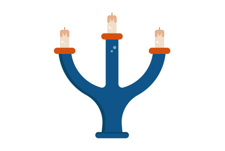 candle holder illustration Halloween app icon web symbol artwork signの写真素材