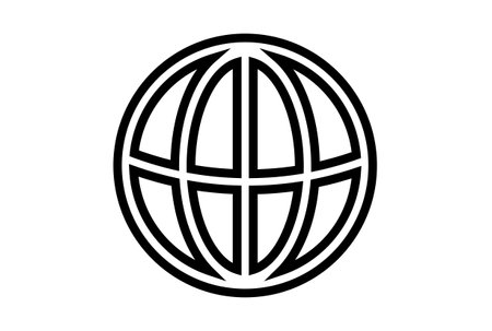 Internet network flat icon seo web symbol shape app line sign artの写真素材