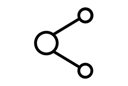 Crosslink network flat icon seo web symbol shape app line sign artの写真素材