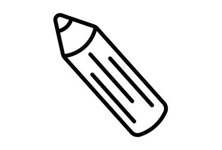Pen flat icon seo web symbol shape app line sign artの写真素材