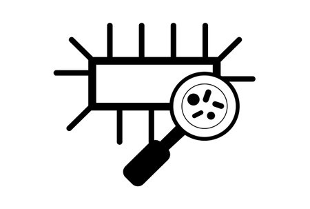 samples flat outline icon science symbol art sign artworkの写真素材