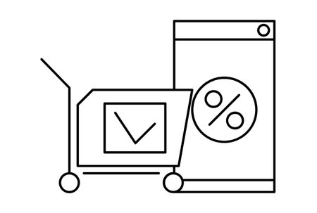 Order flat outline icon minimalistic symbol black line sign artの写真素材