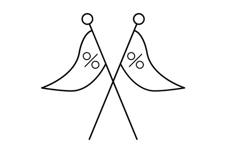 Hit the hole flat outline icon minimalistic symbol black line sign artの写真素材