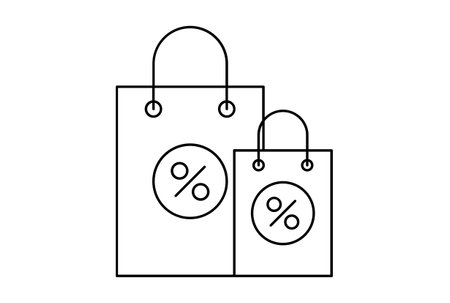 Package flat outline icon minimalistic symbol black line sign artの写真素材