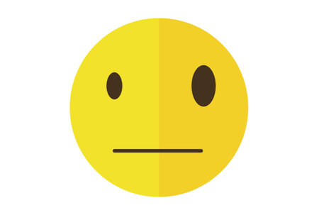 Misunderstanding colored Emote icon Emoji symbol yellow Emoticon sign artの写真素材