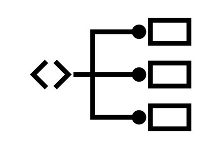 Scheme flat icon minimalist seo and web symbol art black sign artworkの写真素材