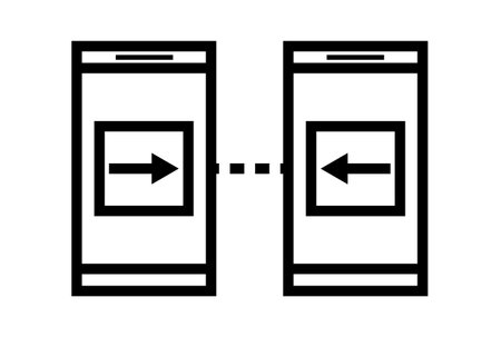 connection flat icon minimalist seo and web symbol art black sign artworkの写真素材