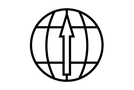 web up flat icon minimalist seo and web symbol art black sign artworkの写真素材