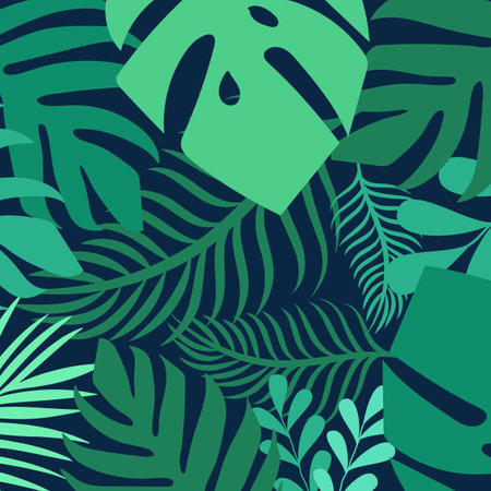 Summer flower pattern tropical background art floral fabric wallpaperの写真素材