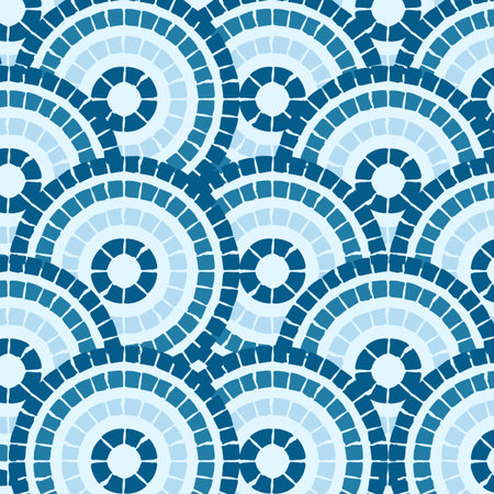 Mosaic pattern geometric home wall background abstract artの写真素材