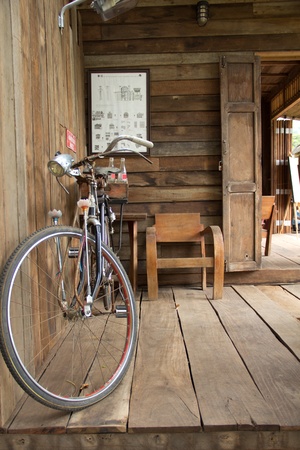 antique bicycle in Kao yai, Thailandの写真素材