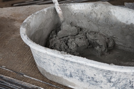 cement mortar for the backgroundの写真素材
