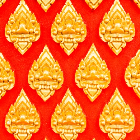 Craft patterns on the wall as a backdrop.の写真素材
