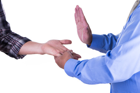 Fortune teller forecasting the fate and destiny on person's handの写真素材