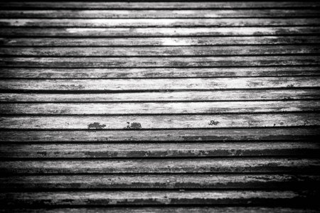 art on wooden wall in monochromeの写真素材