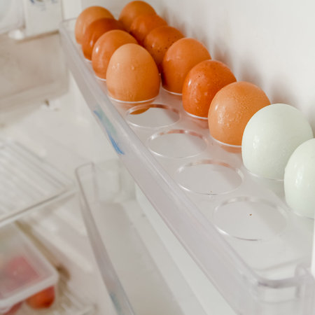 Eggs in the refrigerator