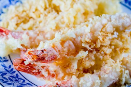 Deep Fried Shrimps or Tempura Shrimps  is Japanese Cuisineの写真素材