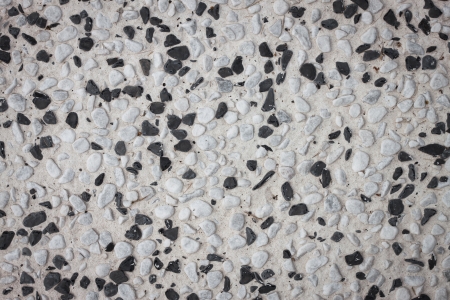 Small black and white stones texture backgroundの写真素材