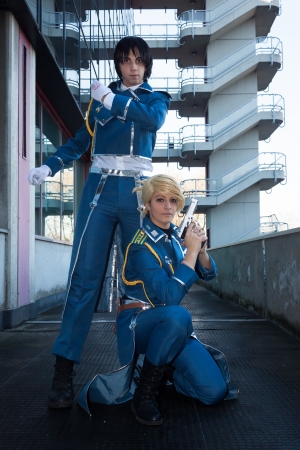 MILAN, ITALY - DECEMBER 1: Cosplayers pose at iComix, convention dedicated to comics and cosplay world on DECEMBER 1, 2013 in Milan.のeditorial素材