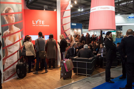 MILAN, ITALY - FEBRUARY 13  People visit Bit, international tourism exchange reference point for the...