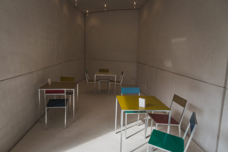 MILAN, ITALY - MAY 2: Bahrain pavilion at Expo, universal exposition on the theme of food on MAY 2, 2015 in Milan.のeditorial素材