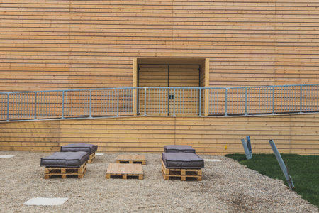 MILAN, ITALY - MAY 4: Detail of pavilion Zero at Expo, universal exposition on the theme of food on MAY 4, 2015 in Milan.のeditorial素材