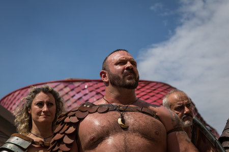 MILAN, ITALY - MAY 25: Historical Roman Group takes part in Expo, universal exposition on the theme...