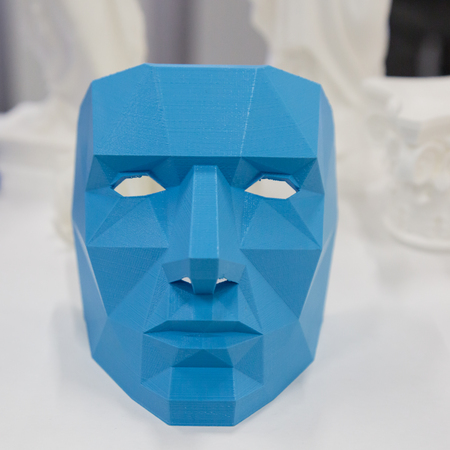 MILAN, ITALY - APRIL 21, 2017: 3d printed object on display at Technology Hub, international event for innovative and futuristic technologies serving business.のeditorial素材