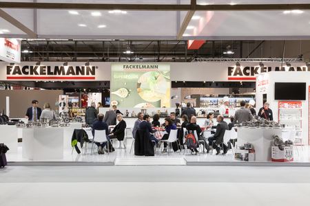 MILAN, ITALY - JANUARY 26: People visit HOMI, home international show and point of reference for all those in the sector of interior design on JANUARY 26, 2018 in Milan.のeditorial素材