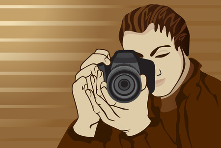 Photographerのイラスト素材