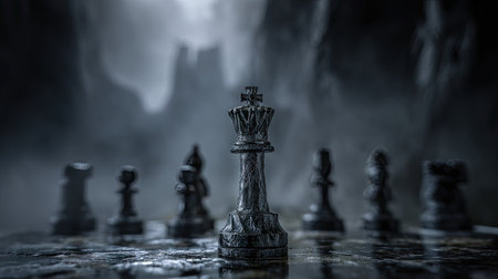 Chess board game concept of business ideas and competition and strategy ideas concepの素材