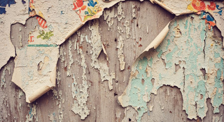 Old posters grunge textures and backgrounds - perfect background with space for text or imageの素材