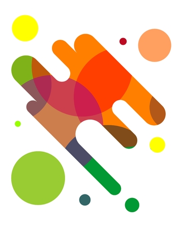 Colourful Abstract Bagroundの写真素材