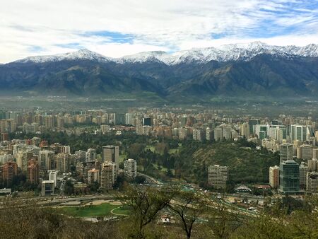 skycrapers in chileの写真素材