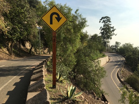 landscape in Santiago Chileのeditorial素材